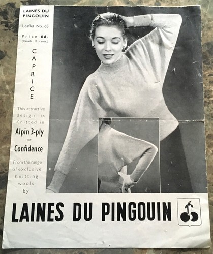 Vintage pingouin pattern - vintage,