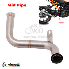 Modified Exhaust Mid Pipe Link Connect Tube For Duke 125 250 390 RC390 2017-2020