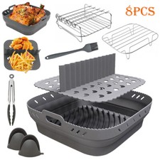 8Pcs Air Fryer Accessories