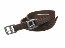 Real Leather Stirrup Leathers Adults or Childs 60" 54"or48",BLACK & BROWN