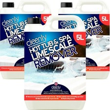 Cleenly Hot Tub Spa Whirlpool Descaler Stop Limescale Prevention Inhibitor 15L