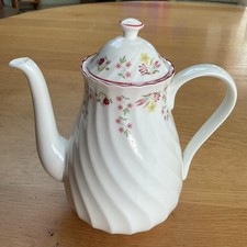 Wedgewood Coffee Pot, Bone