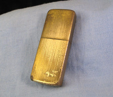 ANTIQUE VINTAGE BRASS PETROL POCKET LIGHTER SEIGNEUR UL 1943 WW2