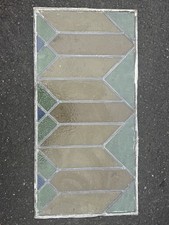 Antique Leaded Mottle Textured & Stained Glass Privacy Window Panel 80x40cm