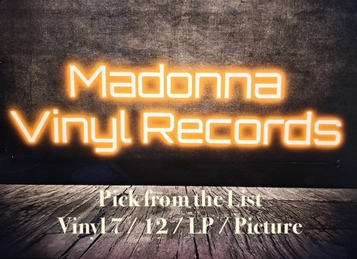 Madonna vinyl records - records, [pick