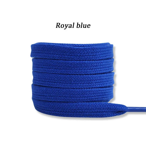 Flat cotton sneaker shoelaces - flat,