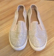 Gold Glitter Womens Shoes  F&F