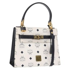 MCM Logogram Vicetos Hand Bag