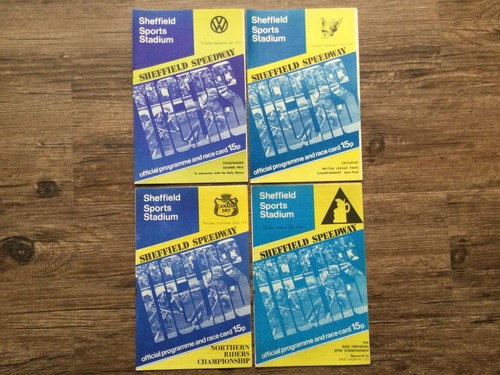 Sheffield speedway programmes - sheffield,