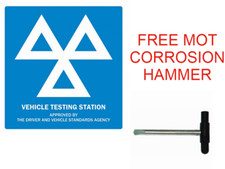 MOT SIGN | MOT TESTING STATION (HEAVY DUTY) | VEHICLE TESTING | DVSA | 600X625mm