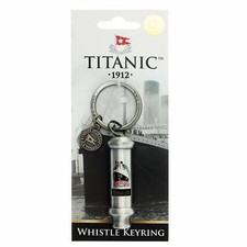 Titanic Vintage Whistle Collectors Metal Keyring (sg)