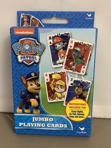 Paw patrol jumbo playing - playing, cards