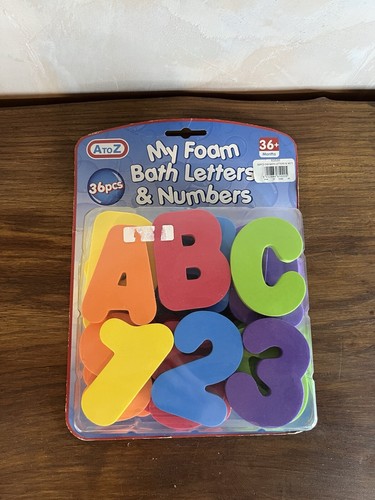 Foam letters numbers 36 pack - numbers,