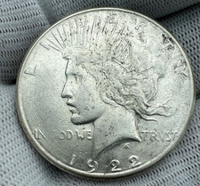 1922S USA Peace $1 Dollar .900 Silver Liberty Eagle Crown Coin San Francisco.