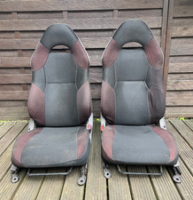 Toyota Celica T23 Gen7 99-06 Red / Black Front Seats Pair LHD