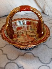 Imari Porcelain Basket