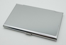 Steel Pocket Business Credit Debit Card Case Metal Box Holder Wallet