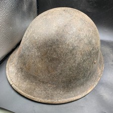 Original WW2 British / Canadian Army Mk3 High Rivet Turtle Helmet