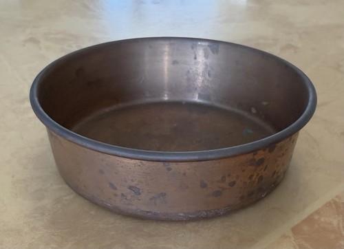 Antique copper baking dish - copper,