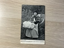 “MAKING BUCKINGHAMSHIRE PILLOW LACE AT QUAINTON” 1906 RARE REAL PHOTO POSTCARD