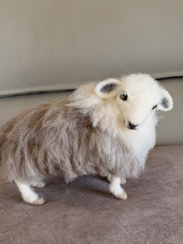 Needle felted herdwick sheep - felted,