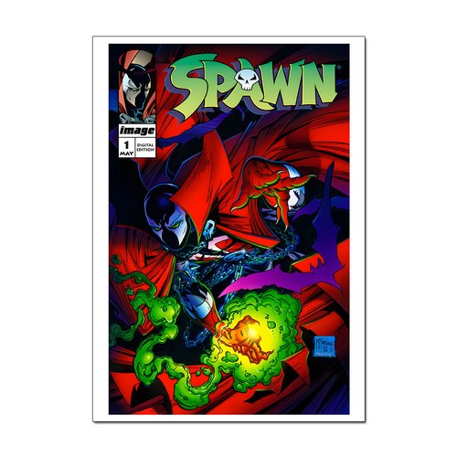 Retro spawn issue comic - spawn,