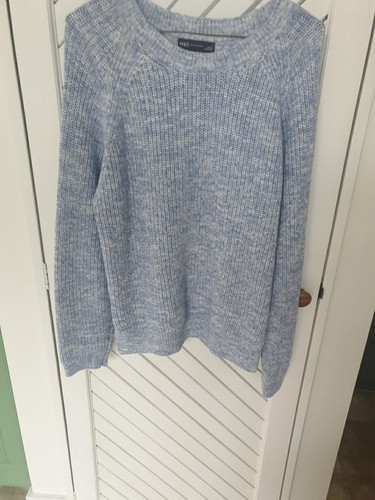 Large cotton jumper blue - large,