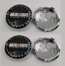 4Pcs 60mm Wheel Auto Center Cap Badge Hub Cover For Mitsubishi Ralliart Motors