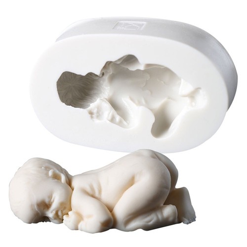 Baby fondant mould angel - baby,