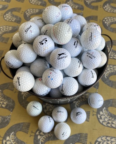 100 used golf balls various - 100,
