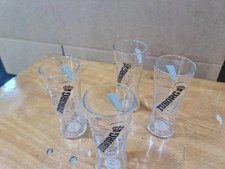 4x Tuborg Pint Glasses Brand