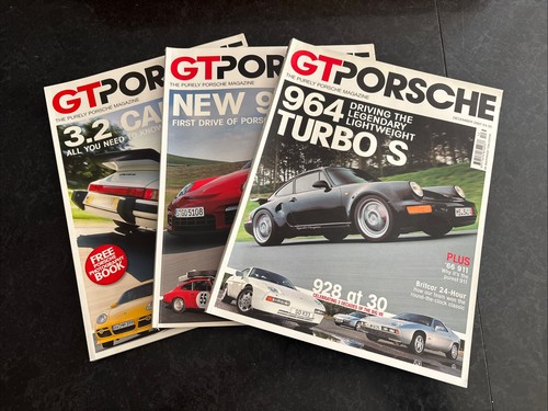 Purely porsche magazines x3 - gt,