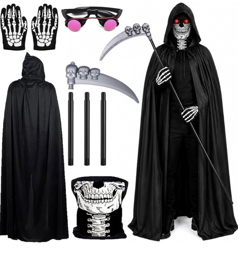 Adults halloween grim reaper - grim,