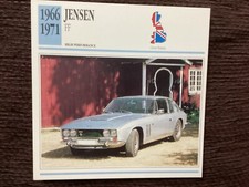 Jensen, FF,   1966-71,  High Performance Class Car,  G.B., Collectors Card