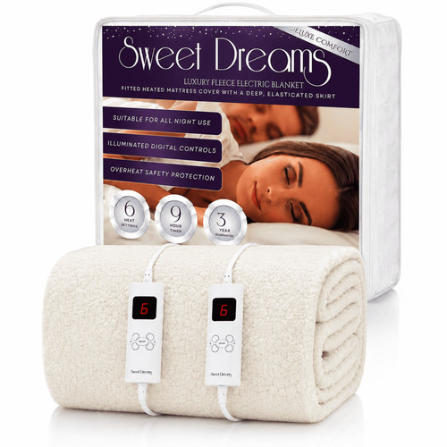 Heated blanket double - heated,