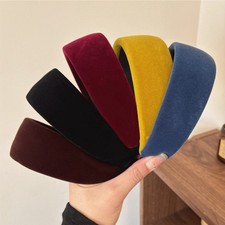 Wide Soft Padded Headbands Women Alice Bands Ladies Velvet Hair Bands Head Band