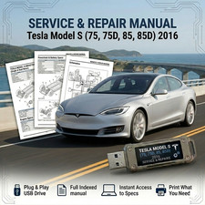 TESLA MODEL S 85D 2016 SERVICE