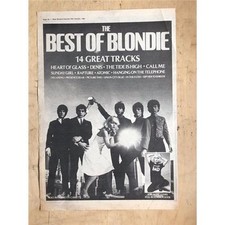 - BLONDIE BEST OF BLONDIE (A) POSTER SIZED original music press advert from 1981