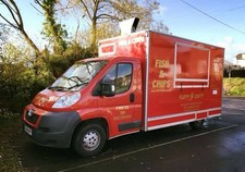 mobile catering fish & chip van fully equipped for sale