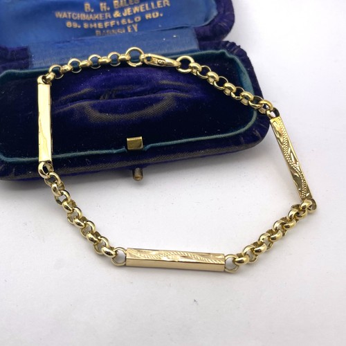 9ct gold patterned - 9ct,
