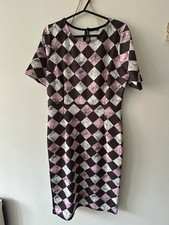 Pink and Black Checkered
