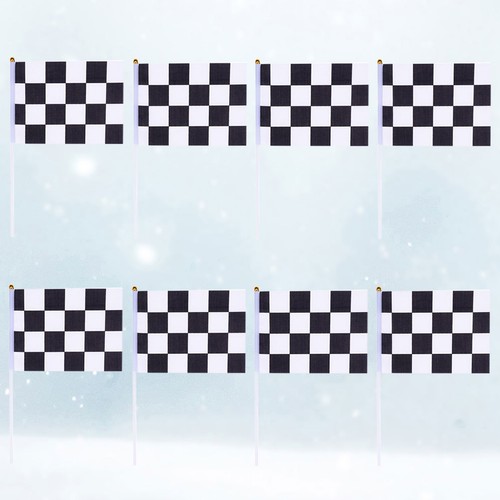 Pcs mini checkered flags - 24,