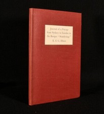 1946 Journal of a Voyage From Sydney to London E. I. G. Dixon 1st