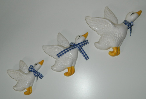 Vintage ceramic flying geese - vintage,