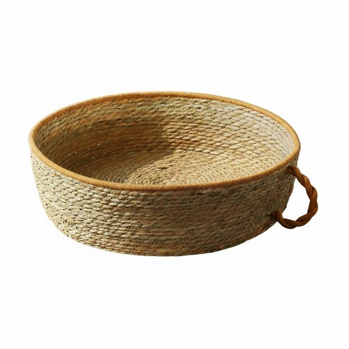 Handwoven feline basket - handwoven,