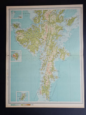 Antique 1912 Map - Southern