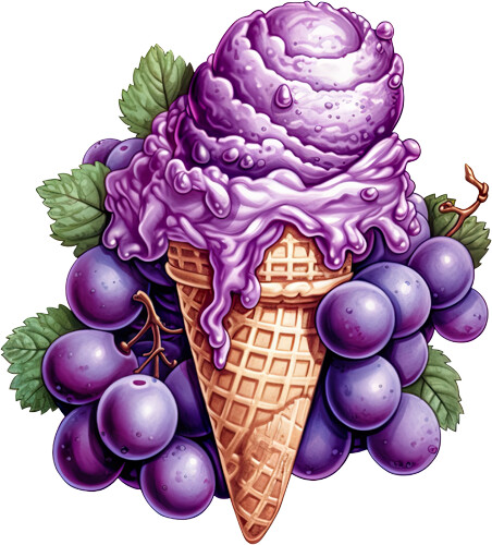 Purple icecream colourful - purple,