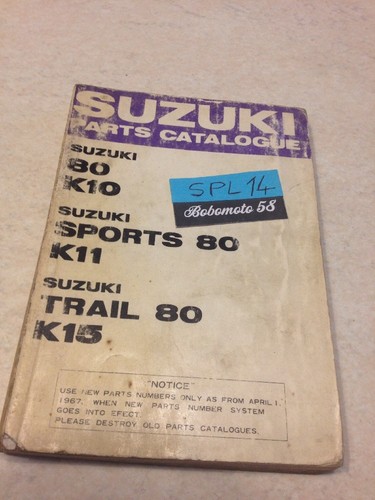 Suzuki parts list - suzuki,