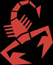 2x Abarth Scorpion Decal