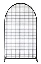 Black Metal Wedding Arch Frame Elegant Backdrop Stand for Flowers and Balloons